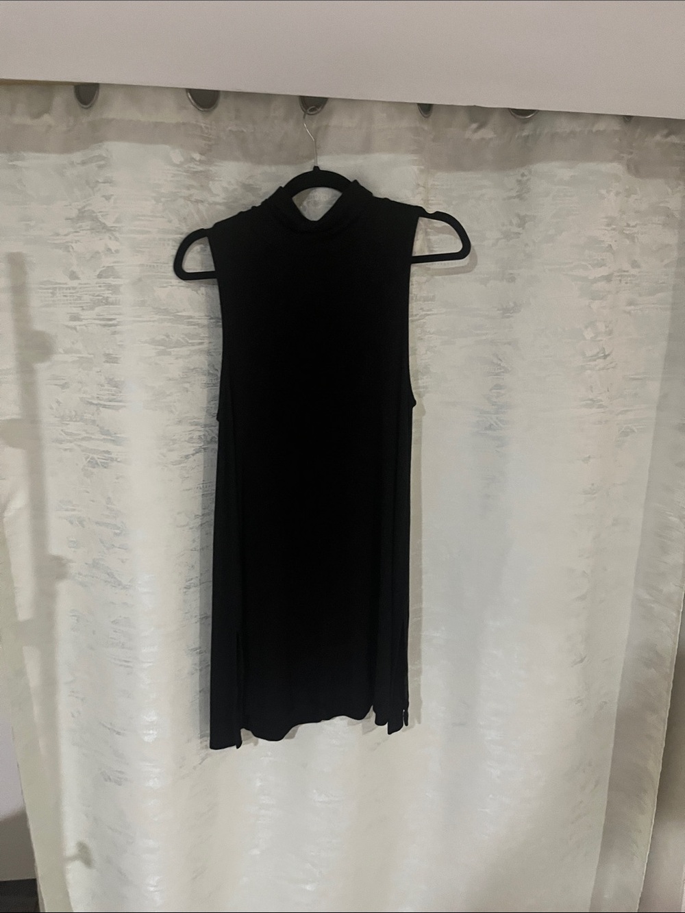 Free people Sleeveless Black Mock Neck mini dress